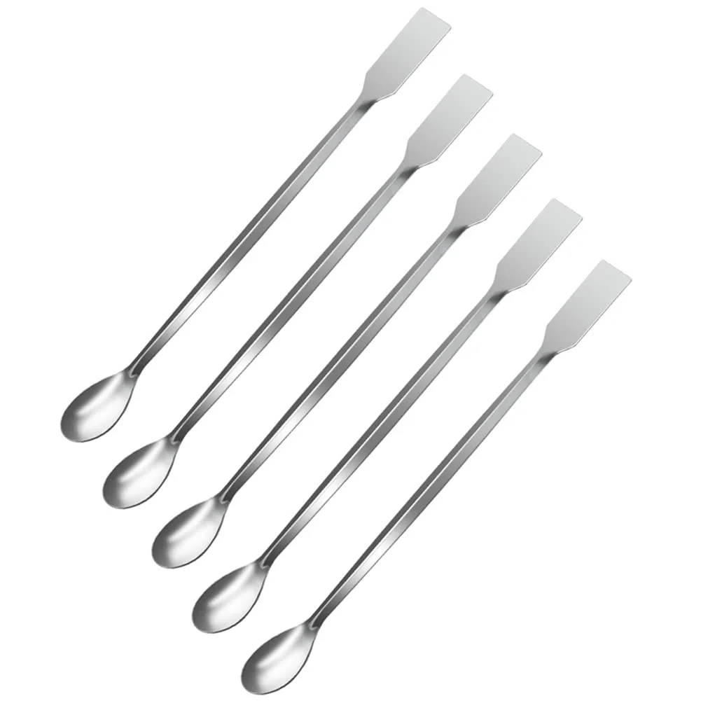 Micro Lab Spatula Set — Stainless Steel (5 Piece) research vial